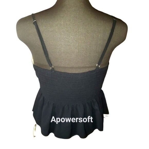 Ruffle Crop Cami (0330) - Picture 4 of 6